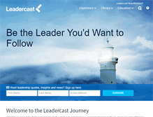 Tablet Screenshot of leadercast.com